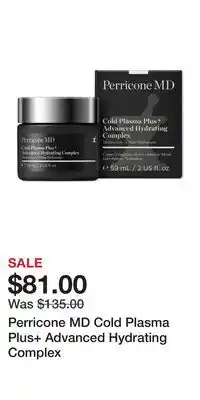 Ulta Beauty Perricone MD Cold Plasma Plus+ Advanced Hydrating Complex offer