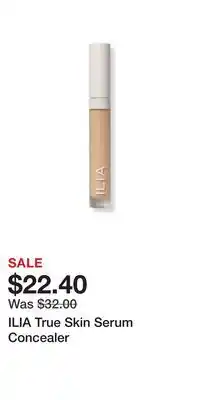 Ulta Beauty ILIA True Skin Serum Concealer offer