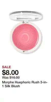 Ulta Beauty Morphe Huephoric Rush 3-in-1 Silk Blush offer