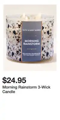 Bath & Body Works Morning Rainstorm 3-Wick Candle offer