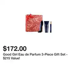 Belk Good Girl Eau de Parfum 3-Piece Gift Set - $215 Value! offer