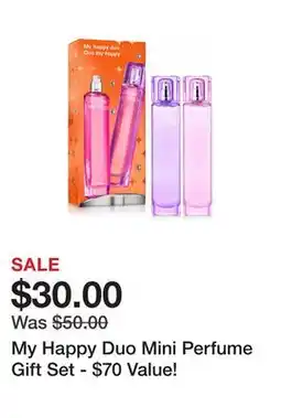 Belk My Happy Duo Mini Perfume Gift Set - $70 Value! offer