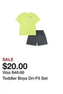 Belk Toddler Boys Dri-Fit Set offer