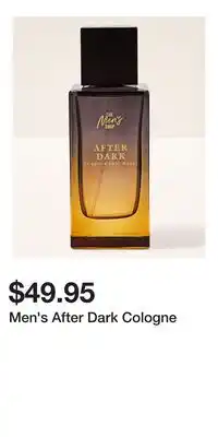Bath & Body Works Men's After Dark Cologne offer