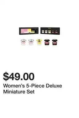 Belk Women's 5-Piece Deluxe Miniature Set offer