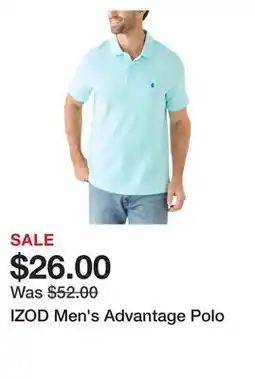 Belk IZOD Men's Advantage Polo offer