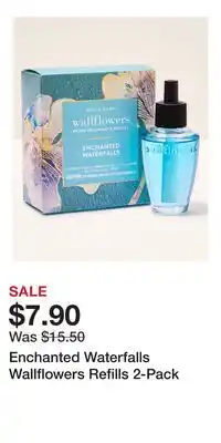 Bath & Body Works Enchanted Waterfalls Wallflowers Refills 2-Pack offer