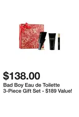 Belk Bad Boy Eau de Toilette 3-Piece Gift Set - $189 Value! offer