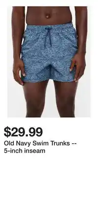 Old Navy Old Navy Swim Trunks -- 5-inch inseam offer