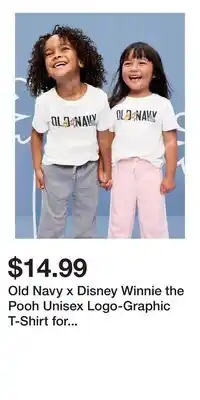 Old Navy Old Navy x Disney Winnie the Pooh Unisex Logo-Graphic T-Shirt for Toddler offer