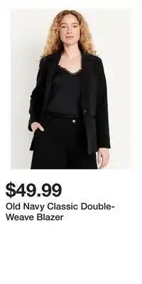 Old Navy Old Navy Classic Double-Weave Blazer offer