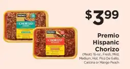 ShopRite Premio Hispanic Chorizo offer