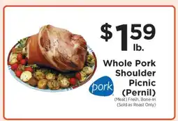 ShopRite Whole Pork Shoulder Picnic (Pernil) offer