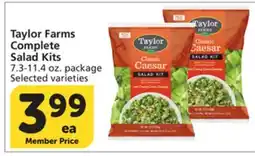 Albertsons Taylor Farms Complete Salad Kits offer