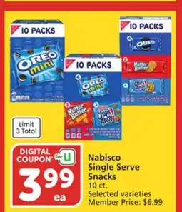 Albertsons Nabisco Single Serve Snacks offer