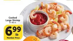 Albertsons Cooked Large Shrimp offer