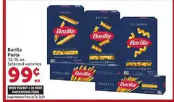 Albertsons Barilla Pasta offer