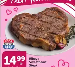 Albertsons Ribeye Sweetheart Steak offer