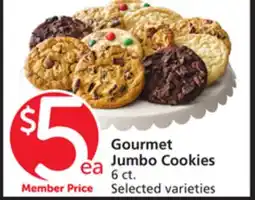 Albertsons Gourmet Jumbo Cookies offer