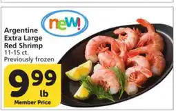 Albertsons Argentine Extra Large Red Shrimp offer