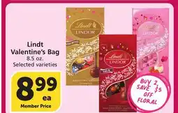 Albertsons Lindt Valentine's Bag offer