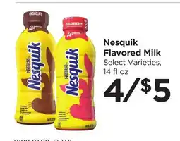 Food 4 Less Nesquik Flavored Milk offer