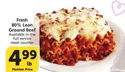 Albertsons Fresh 80% Lean Ground Beef offer