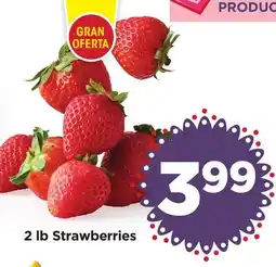 Food 4 Less 2 lb Strawberries offer