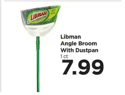 Food 4 Less Libman Angle Broom With Dustpan offer