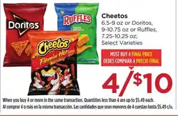 Food 4 Less Cheetos offer