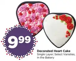 Food 4 Less Decorated Heart Cake offer