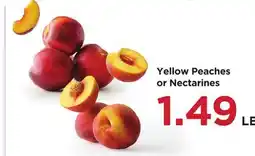 Food 4 Less Yellow Peaches or Nectarines offer