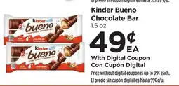 Food 4 Less Kinder Bueno Chocolate Bar offer