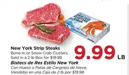 Food 4 Less New York Strip Steaks offer