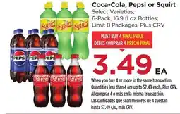 Food 4 Less Coca-Cola, Pepsi or Squirt offer