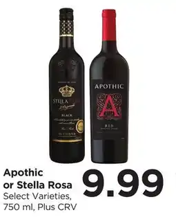 Food 4 Less Apothic or Stella Rosa offer