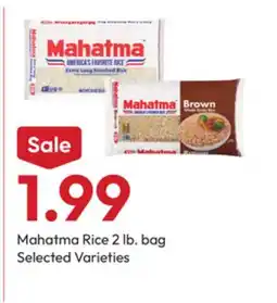 Stater Bros Mahatma Rice offer
