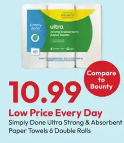 Stater Bros Simply Done Ultra Strong & Absorbent Paper Towels offer