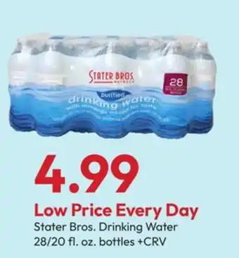 Stater Bros Stater Bros. Drinking Water offer