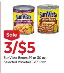 Stater Bros SunVista Beans offer