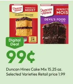 Stater Bros Duncan Hines Cake Mix offer