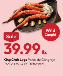 Stater Bros King Crab Legs offer
