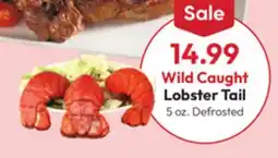 Stater Bros Wild Caught Lobster Tail offer