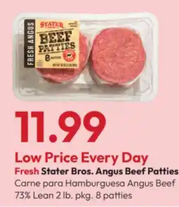 Stater Bros Fresh Stater Bros. Angus Beef Patties offer