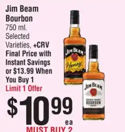 Smart & Final Jim Beam Bourbon offer