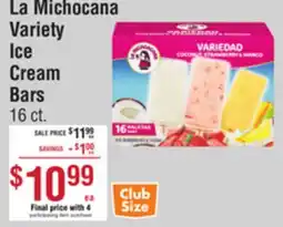 Smart & Final La Michocana Variety Ice Cream Bars offer