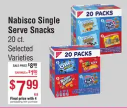 Smart & Final Nabisco Single Serve Snacks offer