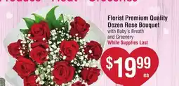 Smart & Final Florist Premium Quality Dozen Rose Bouquet offer