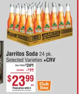 Smart & Final Jarritos Soda offer
