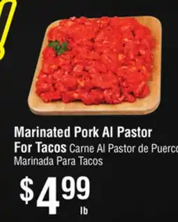 Smart & Final Marinated Pork Al Pastor For Tacos offer